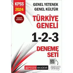 2024 KPSS Genel Yetenek Genel Kültür Türkiye Geneli Tamamı Çözümlü 1-2-3 (3lü Deneme Seti)