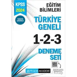 2024 KPSS Eğitim Bilimleri Tamamı Çözümlü Türkiye Geneli 1-2-3 (3lü Deneme Seti)