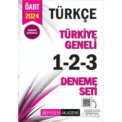 2024 KPSS ÖABT Türkçe Tamamı Çözümlü Türkiye Geneli 1-2-3 (3lü Deneme Seti)