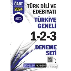 2024 KPSS ÖABT Türk Dili ve Edebiyatı Tamamı Çözümlü Türkiye Geneli 1-2-3 (3lü Deneme Seti)