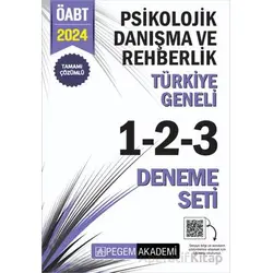 2024 KPSS ÖABT Psikolojik Danışma ve Rehberlik Tamamı Çözümlü Türkiye Geneli 1-2-3 (3lü Deneme Seti)