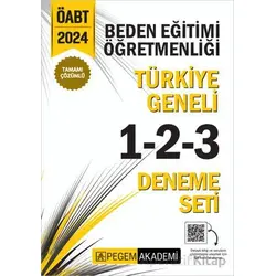 2024 KPSS ÖABT Beden Eğitimi Öğretmenliği Tamamı Çözümlü Türkiye Geneli 1-2-3 (3lü Deneme Seti)