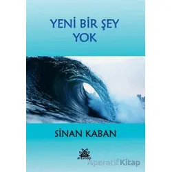 Yeni Bir Şey Yok - Sinan Kaban - Artshop Yayıncılık