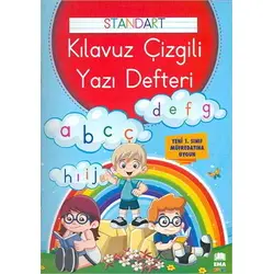 Renkli Standart Çizgili Yazı Defteri A4 Ebat - Ema Kitap