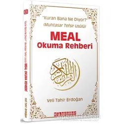 Meal Okuma Rehberi - Veli Tahir Erdoğan - Bilgeoğuz Yayınları