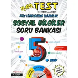 Nartest 5.Sınıf Süper Zeka Sosyal Bilgiler Soru Bankası