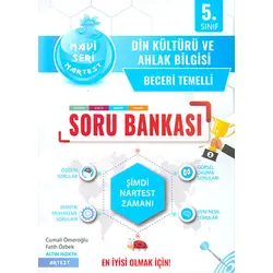 5.Sınıf Din Kültürü Soru Bankası Mavi Seri Nartest Yayınevi