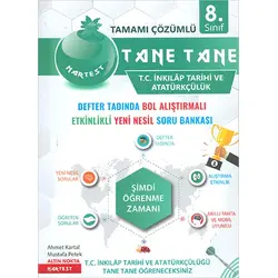 NarTest 8.Sınıf İnkılap Tarihi Defter Tadında Tane Tane Soru Bankası