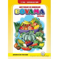 Meyveler ve Sebzeler Boyama Kitabı - Kolektif - Gülbey Yayınları