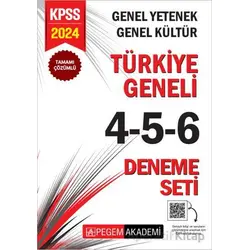 2024 KPSS Genel Yetenek Genel Kültür Tamamı Çözümlü Türkiye Geneli 4-5-6 (3lü Deneme Seti)
