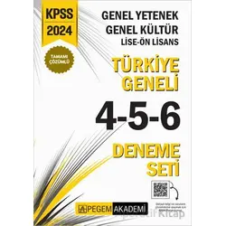2024 KPSS Genel Yetenek Genel Kültür Lise-Ön Lisans Tamamı Çözümlü Türkiye Geneli Deneme Sınavı 4-5