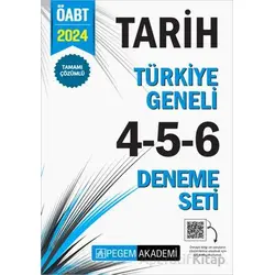 2024 KPSS ÖABT Tarih Tamamı Çözümlü Türkiye Geneli 4-5-6 (3lü Deneme Seti)