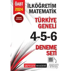 2024 KPSS ÖABT İlköğretim Matematik Tamamı Çözümlü Türkiye Geneli 4-5-6 (3lü Deneme Seti)