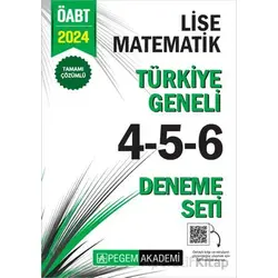 2024 KPSS ÖABT Lise Matematik Tamamı Çözümlü Türkiye Geneli 4-5-6 (3lü Deneme Seti)