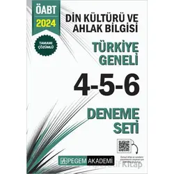 2024 KPSS ÖABT Din Kültürü ve Ahlak Bilgisi Tamamı Çözümlü Türkiye Geneli 4-5-6 (3lü Deneme)