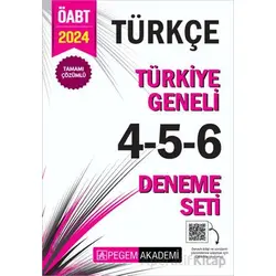 2024 KPSS ÖABT Türkçe Tamamı Çözümlü Türkiye Geneli 4-5-6 (3lü Deneme Seti)
