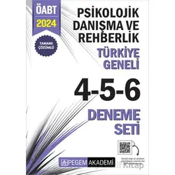 2024 KPSS ÖABT Psikolojik Danışma ve Rehberlik Tamamı Çözümlü Türkiye Geneli 4-5-6 (3lü Deneme Seti