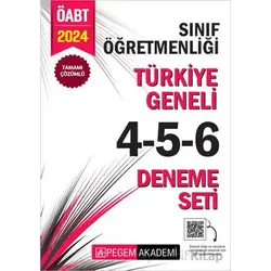 2024 KPSS ÖABT Sınıf Öğretmenliği Tamamı Çözümlü Türkiye Geneli 4-5-6 (3lü Deneme Seti)
