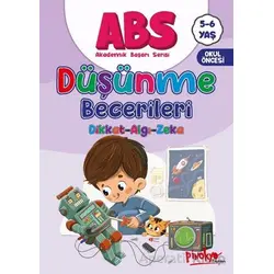 ABS 5-6 Yaş Düşünme Becerileri Dikkat-Algı-Zeka - Buçe Dayı - Pinokyo Yayınları