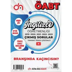 ÖABT İngilizce Öğretmenliği Son Beş Yıl Çıkmış Sorular Tamamı Video Çözümlü