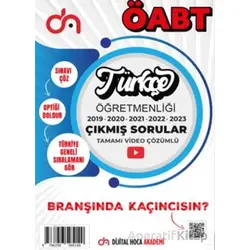 ÖABT Türkçe Öğretmenliği Son Beş Yıl Çıkmış Sorular Tamamı Video Çözümlü - Kolektif - Dijital Hoca