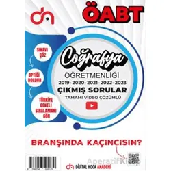 ÖABT Coğrafya Son Beş Yıl Çıkmış Sorular Tamamı Video Çözümlü - Kolektif - Dijital Hoca