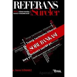 Referans Adli Yargı Hakim ve Savcı Yardımcılığı Süreler Soru Bankası - Sami Sönmez - Temsil Kitap