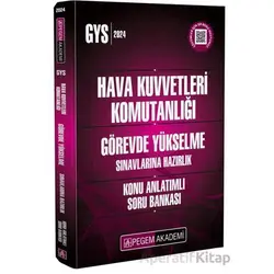 2024 Hava Kuvvetleri Komutanlığı Görevde Yükselme Sınavlarına Hazırlık Konu Anlatımlı Soru Bankası