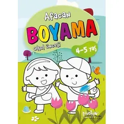 4-5 Yaş Afacan Boyama Okul Öncesi - Buçe Dayı - Pinokyo Yayınları