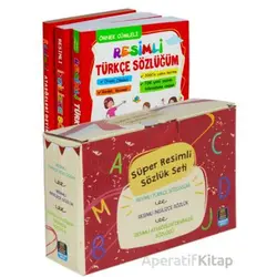 Süper Resimli Sözlük Seti Türkçe, İngilizce, Atasözleri (3 Kitap-Kutulu)