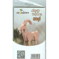 Uçandaire Ahşap Yapboz KEÇİ
