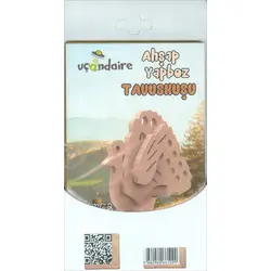 Uçandaire Ahşap Yapboz TAVUSKUŞU