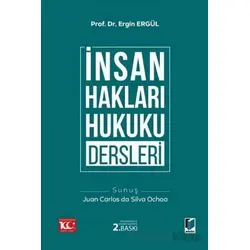 İnsan Hakları Hukuku Dersleri - Ergin Ergül - Adalet Yayınevi