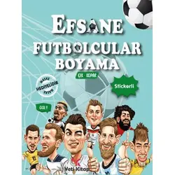 Efsane Futbolcular Boyama Kitabı - Kolektif - Yeti Kitap
