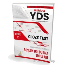 YDS İngilizce Cloze Test Issue 2 - Burak Yaşar - Pelikan Tıp Teknik Yayıncılık
