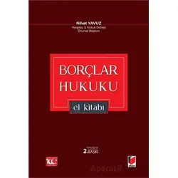 Borçlar Hukuku El Kitabı - Nihat Yavuz - Adalet Yayınevi