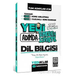 Yediiklim Yayınları Tüm Adaylar İçin Yedi Adımda Dil Bilgisi Video Konu Anlatımlı Soru Bankası