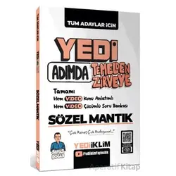 Yediiklim Yayınları Yedi Adımda Sözel Mantık Video Konu Anlatımlı Video Çözümlü Soru Bankası