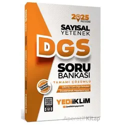 Yediiklim Yayınları 2025 DGS Sayısal Yetenek Tamamı Çözümlü Soru Bankası