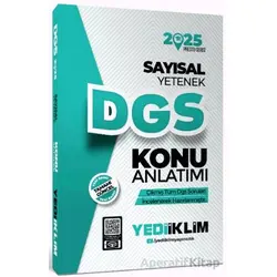 Yediiklim Yayınları 2025 DGS Sayısal Yetenek Konu Anlatımı