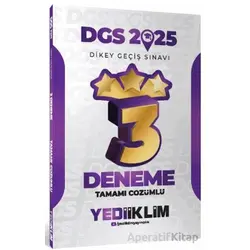 Yediiklim Yayınları 2025 DGS Tamamı Çözümlü 3 Yıldız Deneme