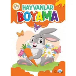 Neşeli Hayvanlar Boyama - Kollektif - Dokuz Çocuk