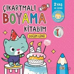 Çıkartmalı Boyama Kitabım - Doğum Günü - Kolektif - 0-6 Yaş Yayınları