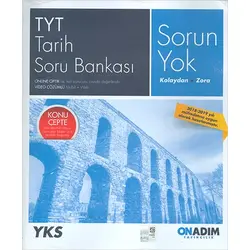 OnAdım TYT Tarih Soru Bankası (Konu Cepte Kıtapçığı Mevcut Değildir)