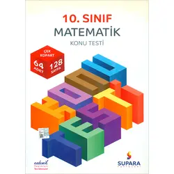 Supara Yayınları 10.Sınıf Matematik Konu Testi