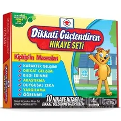 Dikkati Güçlendiren Hikaye Seti - Kip Kipin Maceraları Kutulu Set (10 Kitap Takım)