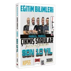 Yargı 2025 KPSS Eğitim Bilimleri Tamamı Çözümlü Fasikül Fasikül Son 10 Yıl Çıkmış Sorular