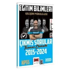 Yargı Yayınları 2025 KPSS Eğitim Bilimleri Gelişim Psikolojisi Tamamı Çözümlü Çıkmış Sorular