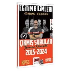 Yargı Yayınları 2025 KPSS Eğitim Bilimleri Öğrenme Psikolojisi Tamamı Çözümlü Çıkmış Sorular