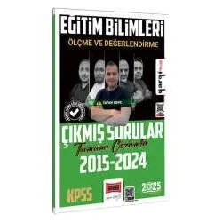 Yargı Yayınları 2025 KPSS Eğitim Bilimleri Ölçme ve Değerlendirme Tamamı Çözümlü Çıkmış Sorular